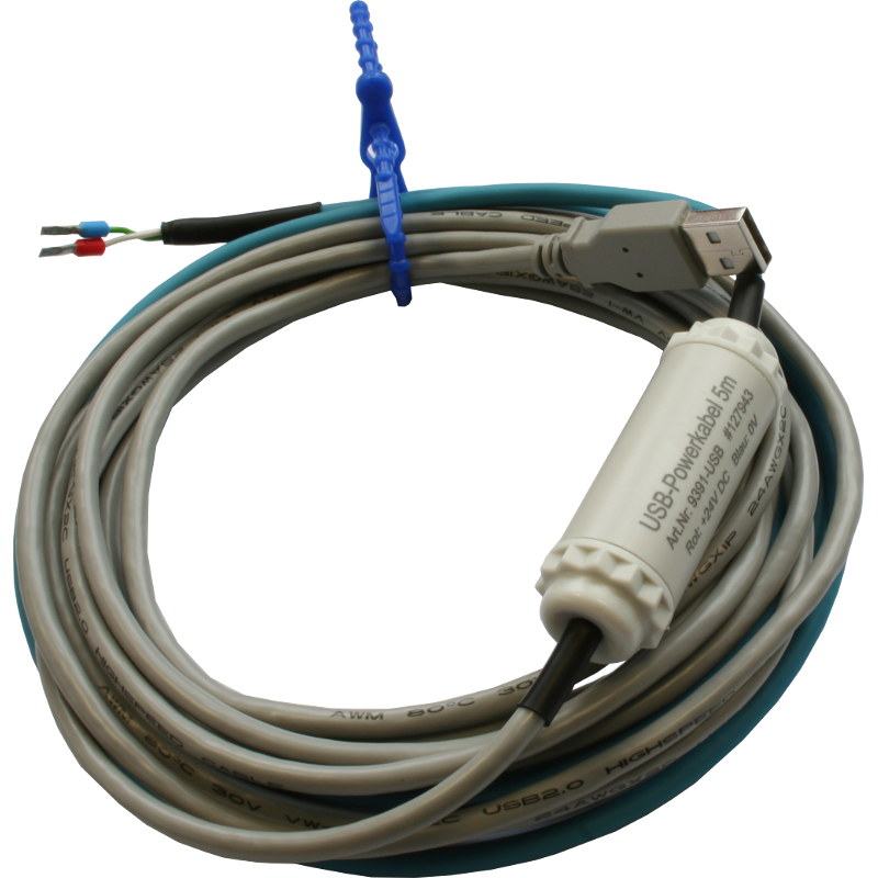 USB-Powerkabel für 24V DC - Process Informatik Entwicklungsgesellschaft mbH