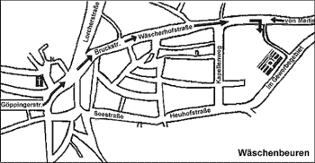 Anfahrtsskizze Wschenbeuren